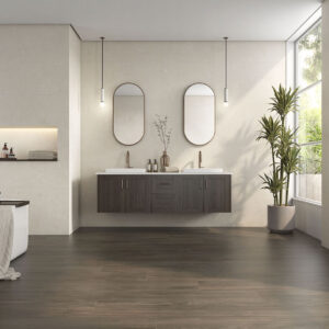 pavimento cemento Sospiro Marfil 60X120 Kalon Wengue 25X150