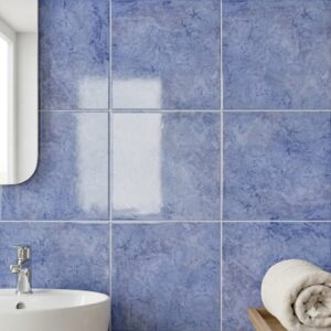 Azulejos para baño Litos Azul Mainzu 20x20 Satinadoo