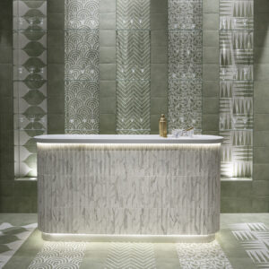 GREEN SEASON DECOR GREEN GARDEN 20X20_CONCAV WHITE_1