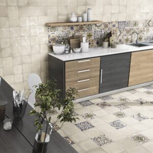 Azulejos Bianco Maiolica Centro Maiolica 20x20