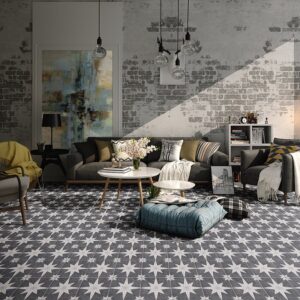 Azulejos para salón Lava Compass Mainzu 20x20