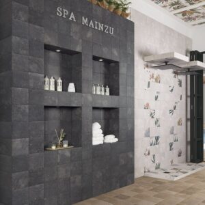 Azulejos para ducha Lava White Stone