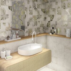 Azulejos para baño White Tahiti Arrebato Mainzu